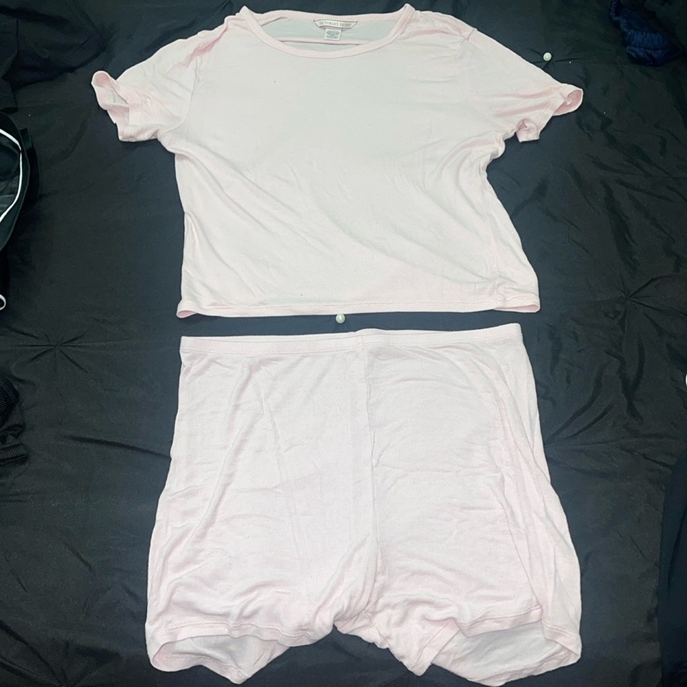 Victorious secret light pink pj set